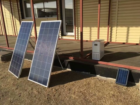mongolia solar project panels